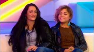 Antonia Thomas amp Lauren Socha Interview  T4 How to pull the Misfits girls [upl. by Norrehc]