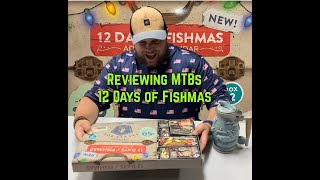 Reviewing the 2023 12 Days of Fishing Advent Calendar Box from Mystery Tackle Box [upl. by Sommer]