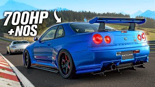 Unlocking the OP R34 Skyline GTR in Gran Turismo 7 [upl. by Anialem]