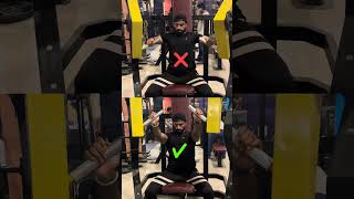 Sitted chest press  correct form of upper chest  chest workout  gym motivation [upl. by Navad23]