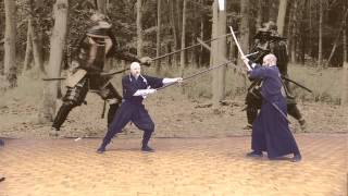 Samurai Combat  Kanpo spear technique [upl. by Araec627]