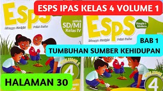 ESPS IPAS Kelas 4 Halaman 30 Volume 1 Soal Hots Kurikulum Merdeka [upl. by Adiraf957]