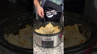 Crock Pot Garlic Parmesan Chicken Pasta shorts [upl. by Odnalra]