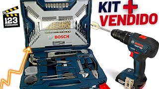 KIT COMPLETO BROCAS E FERRAMENTAS BOSCH XLINE X103 TIN COM 103 PEÇAS [upl. by Adlei]