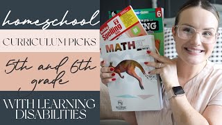 Homeschool Curriculum Picks for 4th and 5th Grade With Learning Disabilities 20232024 School Year [upl. by Constantino]