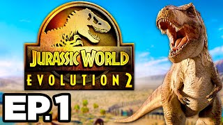 🦖 WHAT IS JURASSIC WORLD EVOLUTION 2 🦕  Jurassic World Evolution 2 Ep1 Gameplay  Lets Play [upl. by Ludie]