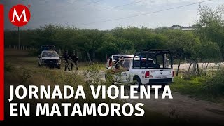 Los pobladores de Matamoros despiertan entre enfrentamientos y narcobloqueos [upl. by Revolc]