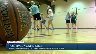 Positively Oklahoma Seniors Learning How to Play Basketball During Retirement Years [upl. by Conni]