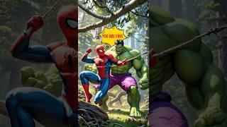 Why are there 2 Hulks spiderman shorts [upl. by Moitoso]