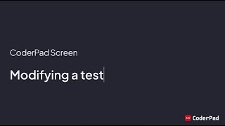 Getting Started with Screen Part 2 Modifying a test [upl. by Zzahc865]