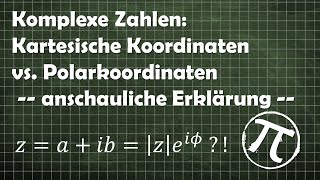 anschauliche Erklärung Kartesische Koordinaten vs Polarkoordinaten [upl. by Adaner995]