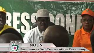 NOUN Announces Her 3rd Convocation Ceremony  2014 [upl. by Yer807]