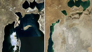 Aral Sea SLOWLY being Restored [upl. by Nisbet838]