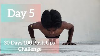 Day 5 Of 30 Days 100 Push Ups Challenge  Daily 100 Push Ups Challenge 30 Days pushups [upl. by Brad]