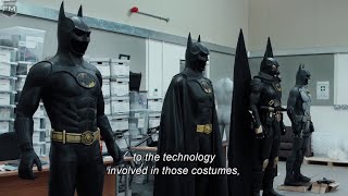 Creating Classic Batman suit THE FLASH Behind The Scenes [upl. by Ottie552]