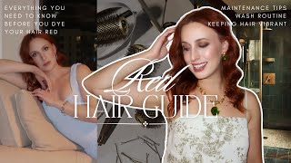 Everything You Need to Know Before You Dye Your Hair Red  The Red Hair Guide [upl. by Nylram853]