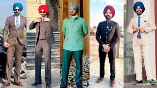 Pant coat with turban  Coat pant for Sardar  Coat pant with turban sardar turban kaurtrends [upl. by Eleph706]