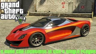 5 Rare Car Locations In GTA 5 Single Player [upl. by Carleen619]