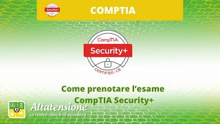 COMPTIA SECURITY come prenotare lesame comptiasecurity sul sito CompTIA [upl. by Hajar]