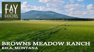 SOLD  Montana Mountain Ranch For Sale  Browns Meadow Ranch  Kila MT [upl. by Adachi]