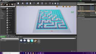 Unreal Engine Maze Generation Algorithm WIP [upl. by Kerr393]