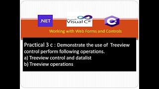 Tree view control  datalist sever controls Aspnet with Csharp Advanced Web Programming Tutorial [upl. by Irroc]