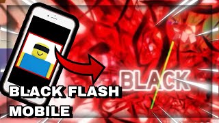 GOJOS “Black Flash” MOBILE Guide  Jujutsu Shenanigans [upl. by Raynah684]