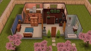 The Sims FreePlay One Bedroom Home [upl. by Yleen865]