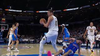 Nikola Jokic almost knocked out Chet Holmgren with an elbow by seeing him as competition [upl. by Ayinat510]