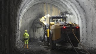 126  NITREX  Variante alla Tremezzina  Tunnel excavation Griante [upl. by Htiekram]