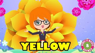 Yellow Colour Song for kids  Learn Colors  Rhymes for Children  Bindis Music amp Rhymes [upl. by Leahcimsemaj709]