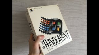 053  Unboxing Windows NT 31 1993  dc4nl [upl. by Redliw324]