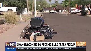 Phoenix makes big changes to its bulk trash pickups in neighborhoods [upl. by Alston]