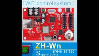 Zhonghang led display control card for p10 rgb screen module [upl. by Aralomo]