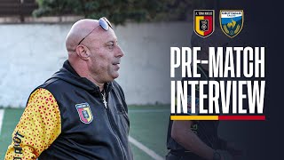 ANDREA SALVADORE  INTERVISTA PREMATCH  TOMA MAGLIE vs GROTTAGLIE 🎙️🟡🔴 [upl. by Aznola210]