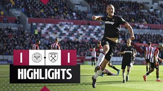 Brentford 11 West Ham  Premier League Highlights [upl. by Buzzell]