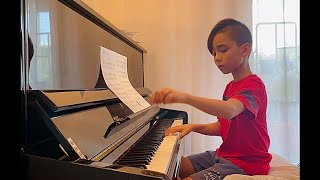 Waltz op12 no2 Edvard Grieg  Paz Louis  9 years [upl. by Eniarrol565]