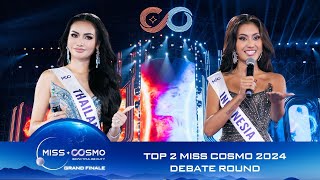 ANNOUNCEMENT TOP 2 amp DEBATE ROUND  THE GRAND FINALE MISS COSMO 2024 [upl. by Studdard73]