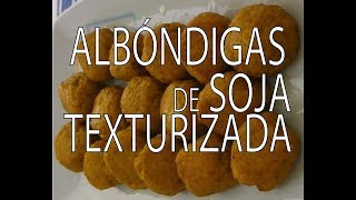 Albóndigas de Soja Texturizada Fáciles y Rápidas [upl. by Cissie427]