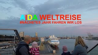 AIDAaura Aida Weltreise 2019 2020 Mit der ganzen Familie um die Welt [upl. by Oxford289]