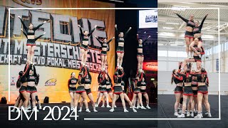 Deutsche Cheerleading Meisterschaft 2024  MCA Senior Black 🖤🇩🇪 [upl. by Yengac]