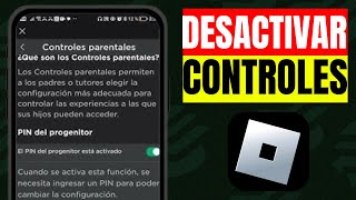 Cómo desactivar los controles parentales en roblox [upl. by Ot717]