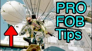 MGSV Phantom Pain  Pro FOB Tips Metal Gear Solid 5 [upl. by Yenruogis]