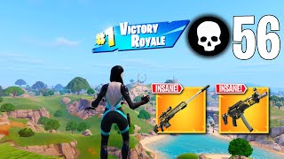 56 Elimination Solo Vs Squads Wins Full Gameplay NEW Fortnite Chapter 5 [upl. by Robi]