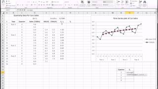 Excel  Time Series Forecasting  Part 2 of 3 [upl. by Sidnee563]