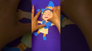 Easy Halloween Crafts 🎃 DIY Ninas Witch Costume 123 shorts cocomelon [upl. by Grounds922]