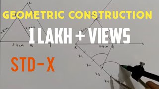 Geometric construction std 10th practice set 41 I Part 1 I Construction of similar triangles I [upl. by Nelsen]