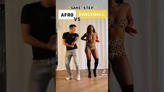 SAME STEP🇳🇬DIFFERENT COUNTRIES🇯🇲😍 love it dancehall afrobeat afro dance [upl. by Nanine]