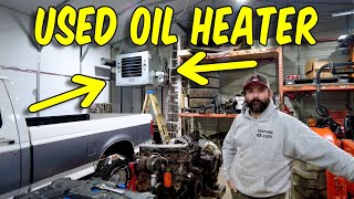 How Dirty is it Cleaning my Lanair Waste Oil Heater [upl. by Smiga]