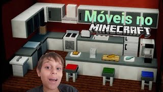 Peeps Furniture Mod como colocar móveis no MCPE  minecraft pocket edition [upl. by Aleksandr]